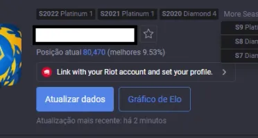 Conta De Lol + Valorant