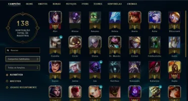 VENDA DE ACC LEAGUE OF LEGENDS, ELO PLATINA III