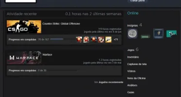 CONTA STEAM 15 ANOS/CSGO PRIME