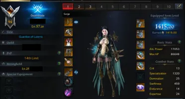 Conta Lost Ark Deathblade 1415 Server Kazeros +5 Alt T3