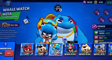 Conta Brawl Stars com a Jacky natalina, no precinho!