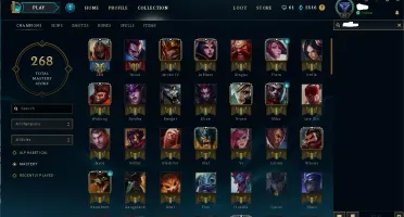 Conta LoL que existe desde 2010, mmr gold 1