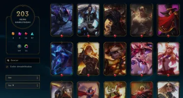 Vendo conta League of Legends com todos os Champs