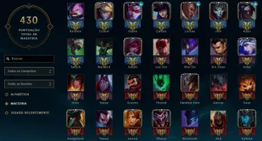 Vendo conta League of Legends com todos os Champs