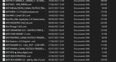 Robos binary e Deriv + de 20 robos