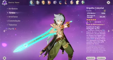 Genshin Impact - Ganyu + Amos + orgulho Celestial