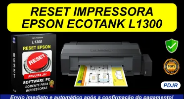 Reset Epson Almofadas com Tinta Cheia - L1300