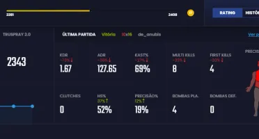 CONTA CSGO ÁGUIA 1 MM /LV 16 GC/ ÚNICO DONO - Com Prime