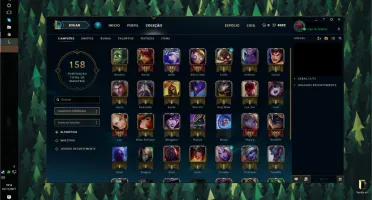 Conta nova League of Legends, ouro nas 2 filas, honra 5