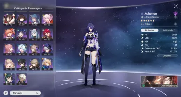 ACC Honkai Star Rail Acheron Robin Vagalume Feixiao Sunday +