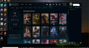 Conta League of Legends atualmente D2
