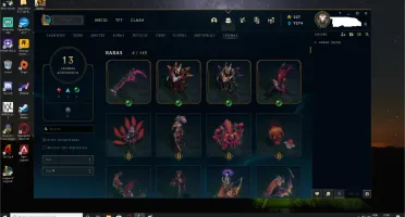 Conta League of Legends atualmente D2