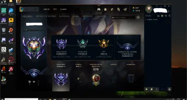 Conta League of Legends atualmente D2