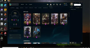 Conta League of Legends atualmente D2