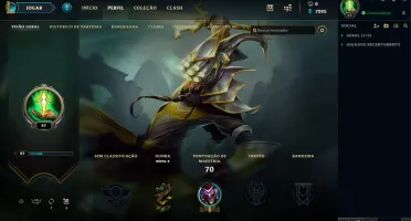 CONTA LEAGUE OF LEGENDS LV 27