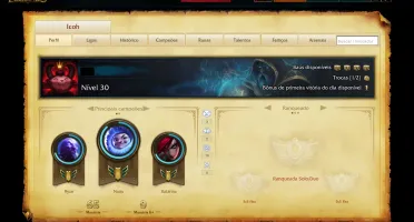 Conta lol nvl 30 +16 Champs + 1 skin (LENDARIA)