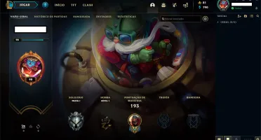 CONTA LOL - SKIN UFO CORKI - PRATA 1 S11  63 Champ E 61 SKIN