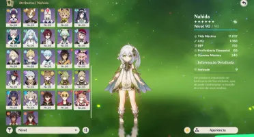 Conta Genshin Ar 59 End Game, Kazuha C2, Ayaka C1, Furina C1
