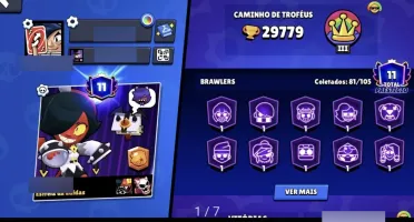 Brawl Stars | 30K De Troféus | Prestígio 11 | 82 Brawlers