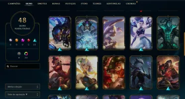 conta lol level 174