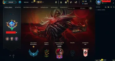 conta lol level 174
