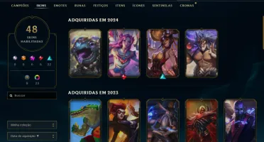 conta lol level 174