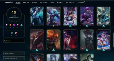 conta lol level 174