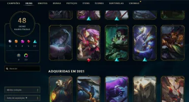 conta lol level 174