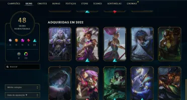 conta lol level 174