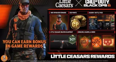 PACOTE LITTLE CAESARS COD BLACK OPS 6 / ULTIMO MÊS DE PROMO