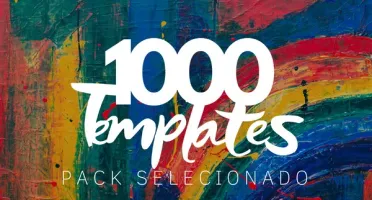 1000 Templates criativos