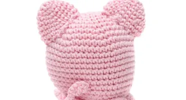 Porco Bola em amigurumi