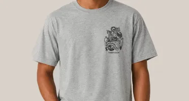 Camiseta Cinza Mescla São Jorge