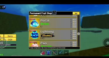 Conta de blox fruits