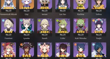 ⭐ GENSHIN IMPACT - AR56, 16T5, Arlecchino + Bis, Zhongli + B