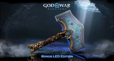 Mjolnir God of War Ragnarok Martelo stl 3d led