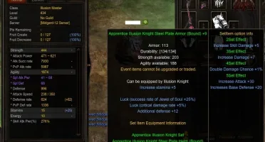 Conta Illusion Knight Level 434 Midgard Mu Online Webzen