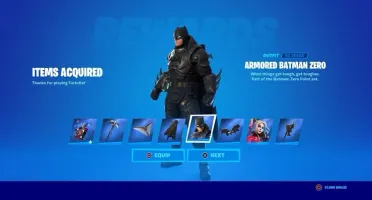 Fortnite - Pacote Batman Zero (6 códigos do zeropoint)