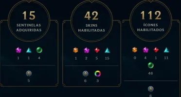 Conta LOL - Platina IV - Lux academia de batalha prestígio