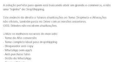 Tema Dropmeta 5.0 Versão Atualizada 2024 Shopify