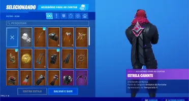 Conta Fortnite T2 Ate T10 + 1200 Vbucks + 1000 Vitorias