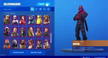 Conta Fortnite T2 Ate T10 + 1200 Vbucks + 1000 Vitorias
