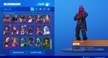 Conta Fortnite T2 Ate T10 + 1200 Vbucks + 1000 Vitorias