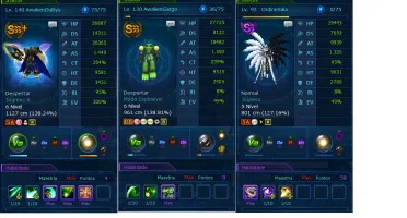Conta ENDGAME no LADMO, servidor "Alphamon"
