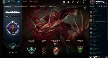 LOL CONTA PLATINA 4 152SKINS