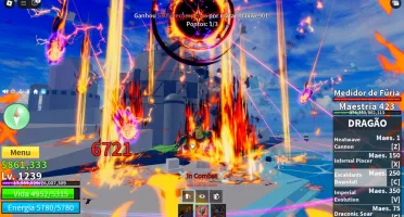 Conta De Blox Fruits Com Dragon, Kitsune, Budha E Magma Perm