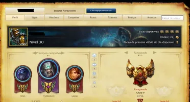 CONTA GOLD V PERFEITA PARA SMURF