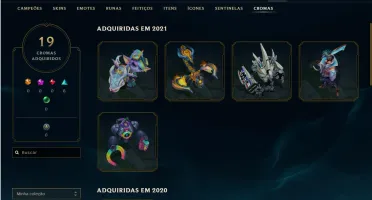 Conta League of Legends - TODOS os campeões!! 234 SKINS!!
