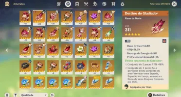 (Mobile / PC) Ar 53 + 5 Personagens 5 estrelas + Arma 5