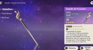 (AR7) Qiqi + Fischl + Xiangling + Espada de Favonius